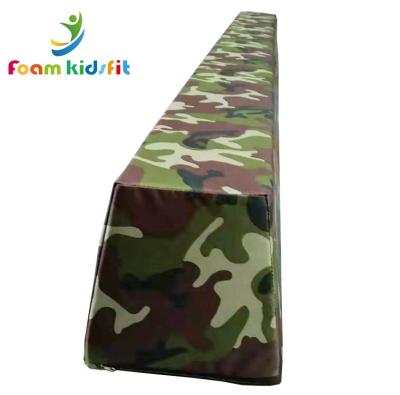 China Waterproof Wholesale Kids Camouflage Folding Gymnastics Balance Beam for sale