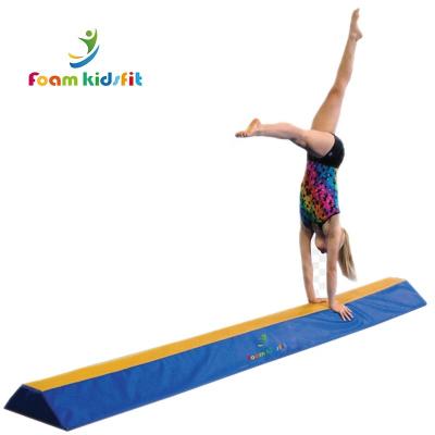 China Waterproof Kids Foam Sponge Gymnastics Folding Balance Beam for sale