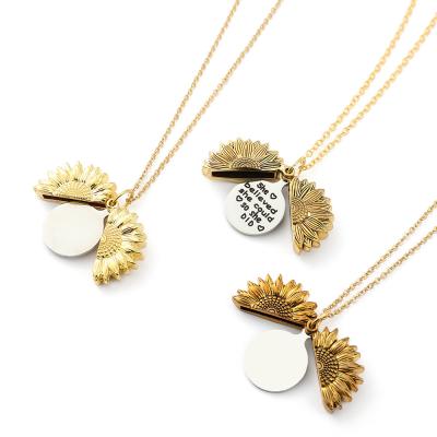 China FASHIONABLE Gold Zodiac Pendant Western Horoscope Necklace Flower Sun Vintage GSOLD Alloy Pendant Necklaces For Women Jewelry Wholesale for sale