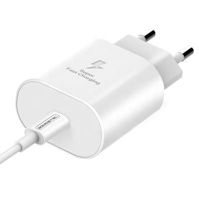 China Good Quality Fast Type C Cargador Celular PD Charger Mobile Phone Charger 18W Cell Phone SMS-Q03 USB Charging Adapter With PD Cable for sale