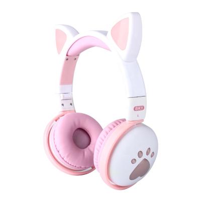 China Somostel BK1 Cat Ear Headphones LED Noise Canceling Perfect Sound Blue Tooth Wireless Auriculares Earphone for Kids for sale