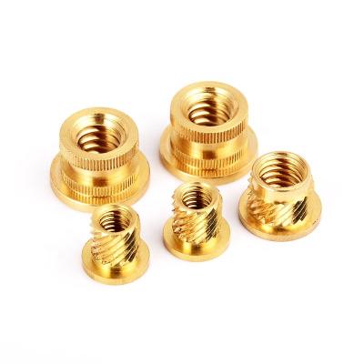 China Heavy Industry M3 M4 M5 Brass Knurled Threaded Inserts Slotted Blind Rivet Nut for sale