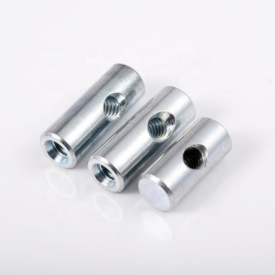 China Heavy industry m3 m4 m5 m6 m8 cross finger nut slotted furniture barrel nut cross finger hole nut for sale