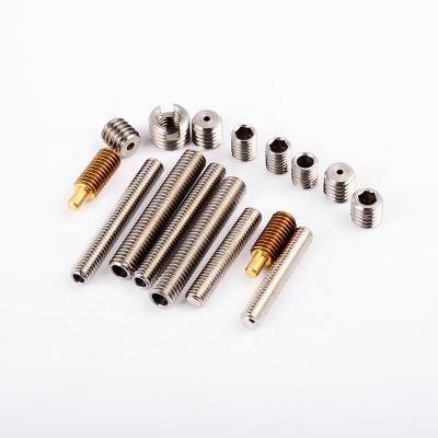 China Pan Stainless Steel Carbon Steel DIN913 DIN 914 Worm DIN916 Screw Socket Set Screw for sale