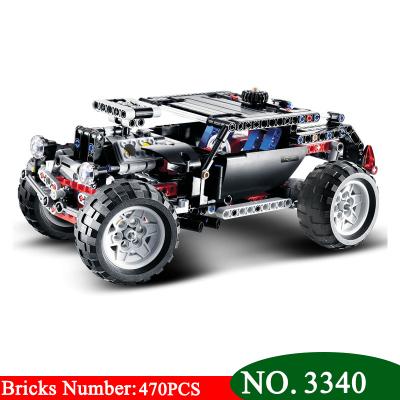 China DIY TOY 3340 DIY 470pcs Collectible Off-Road Car Plastic Model Building Block Toys Compatible With Decool for sale