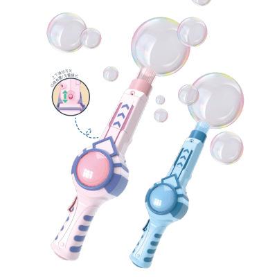 China Beautiful colorful children's outdoor toys smoke bubble electric elastic stick GC00064 for sale