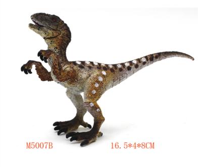 China Yellow dinosaur toy velociraptor (mouth can be opened and closed arms can be moved) M5007B for sale