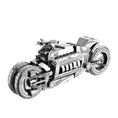 China Cartoon Toy 3D Metal DIY Set Puzzle Toy Concept Motorcycle Model Gift for sale