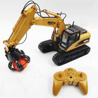 China RC Model 1:14 Sixteen Channel 2.4G Wireless Remote Control Alloy Catching Engineering Vehicle Children Toy Car Model for sale