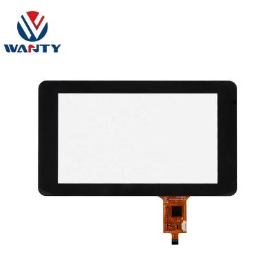 China Application WANTY Industrial Custom GG Type Multi Touch 7 Inch USB Capacitive Touch Screen Panel for sale