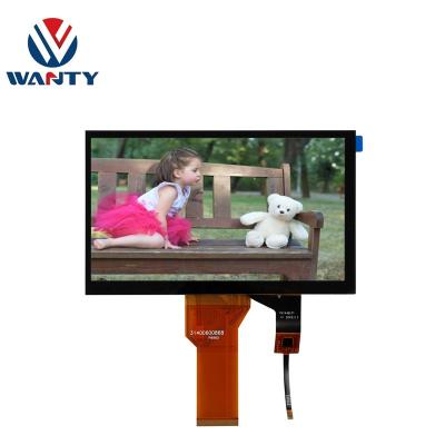 China Industrial Application WANTY GG Type 7 Inch C-Touch Screen Touch Screen 800*480 RGB TFT LCD Capacitive Display for sale