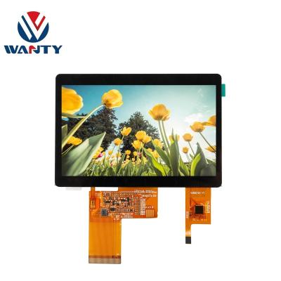 China 4.3 inch capacitive touch screen touch screen monitor with lcd module 800*480 4.3 inch for sale