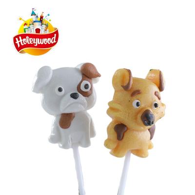 China 50G Cartoon Dog Shape Natural Lollipop for sale