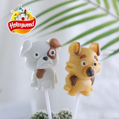 China 50g Natural Dog Shaped Fruity Flavored Hard Candy Licensed for sale