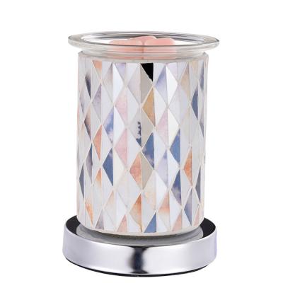 China Home Electric Wax Burner Heater Melting Glass Mosaic Decoration Spa Restaurant Hotel Scented Wax For Home Office Bedroom Gifts for sale