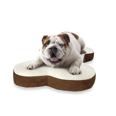 China Travel USA Popular Memory Foam Dog Cushion Cute Dog Print Cushion For Dog for sale