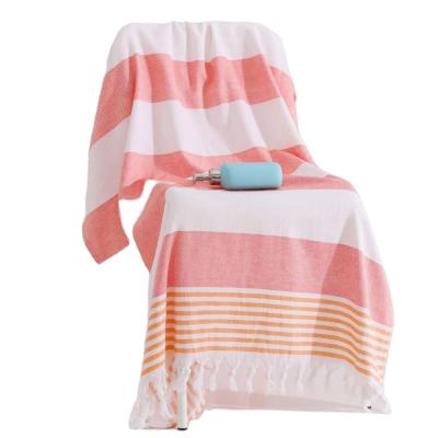 China Turkish towel wholesale pestemal wholesale turkish towels factory direct sale viable beach turkish towel for sale