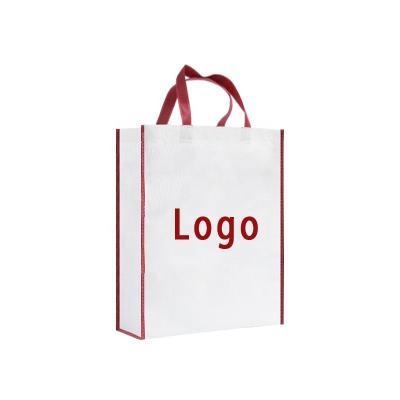 China Custom Logo High Quality Eco Friendly Folding Tote Bag Heavy Duty Non Woven Shopping Bags Reusable for sale