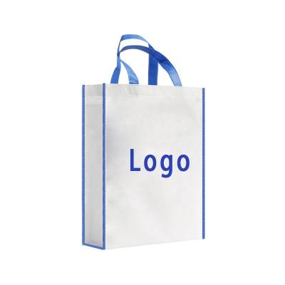 China Folding Promotional High Quality Eco Friendly Non Woven Bag Reusable Shopping Bag with Custom Printed Logo for Grocery Shopping for sale