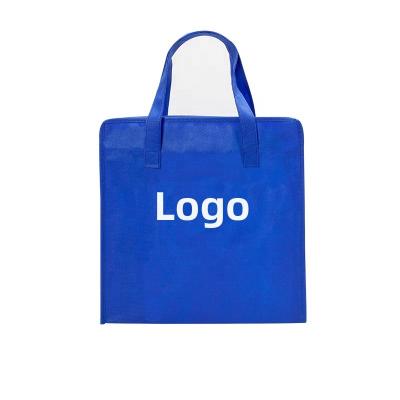 China Wholesale Best Price Non Woven Fabric Folding Carry Tote Bag Heavy Duty Custom Extra Size Reusable Shopping Bags With Logos for sale