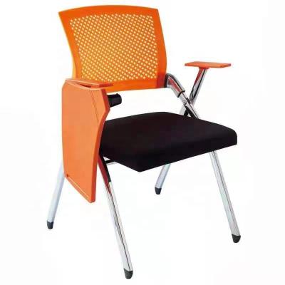 China Foldable Foldable Practicing Office Chair Chairs With Student Writing Tablet Pad for sale