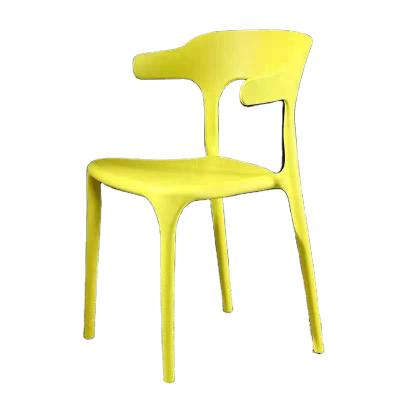 China China Outdoor Patio Cafe Chair Supplier Durable Light And Durable Plastic Chair for sale