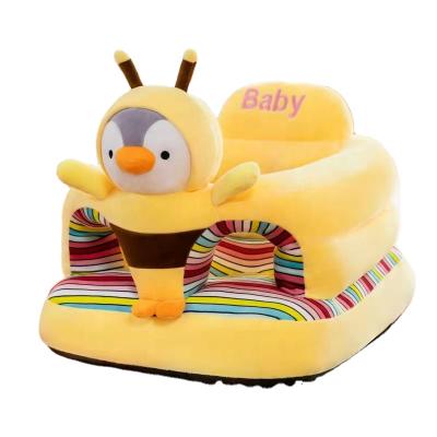 China Safety Comfortable Mini Lazy Sofa Chair Cute Cartoon Baby Chair Baby Folding Chai Portable Legless Baby Sofa for sale