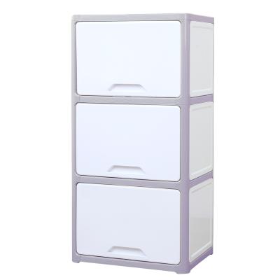 China Factory Wholesale Price Factory Wholesale Price Plastic Drawer Cabinet Drawer Locker Single Viable Home Indoor Cabinet Organizer for sale