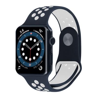 China New Sport Series 5 Silicone Smart Watch Band For Apple Watch 6 Band Strap for sale