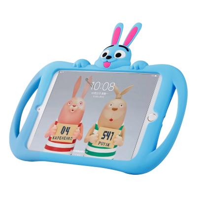 China Manufacturer Kids Cartoon Designer Child Friendly Silicone Tablet Skin Cover for ipad mini 1 2 3 case for sale