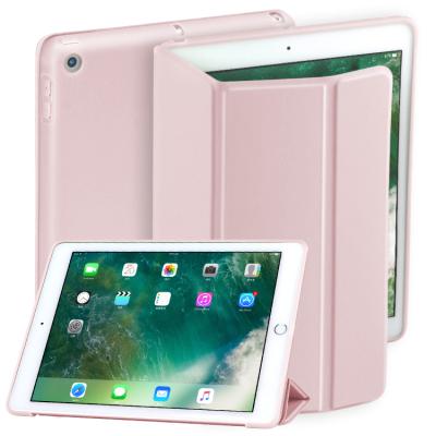 China Auto-sleep and Folding 12.9 Smart Stand Functions Shockproof Fold 2 Case For iPad 7th Gen Tablet Bulk Soft PU Leather Cover For iPad Flip 11inch Cover apple the pro for sale