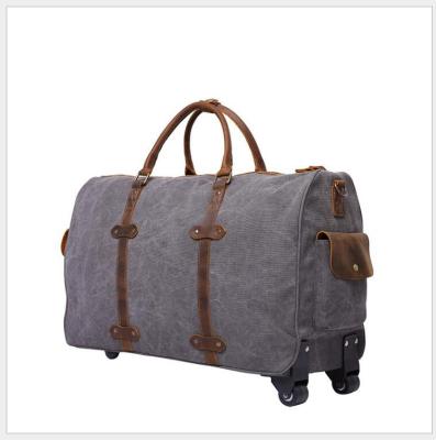 China Durable Travel Tote Cubes Cheap Fashion Luggage Bag Trolley Travel Bag With Wheels For Men for sale