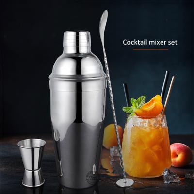 China Disposable High Quality Bar Drink Mixer Set Professional Bar Home Drink Making Cocktail Shaker Bar Set Bartender Tool Kit for sale