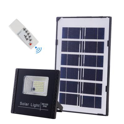 China ROAD Solar Power Floodlight Garden Outdoor Remote Control Solar Led Flood Light for sale