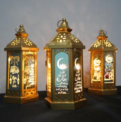 China Moroccan Ramadan Candle Holder Metal Lanterns Home Decor and Eid Decoration for sale