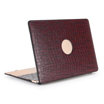 China Crocodile High Protective Brand New Luxury Design PU Leather Case For Macbook Air 12 13 15 Pro Retina 11 For Laptop Backpack for sale