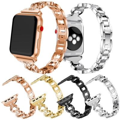 China Luxury Elegant Looking Diamond Jewelry Strap Universal Watch Band For iWatch Strap Watch Band Wholesale for sale