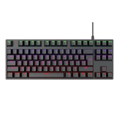 China Anti-ghosting high quality 26 key with single-sided panel ABS material conflict PCB models 87keys latest mechanical keyboard for sale