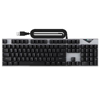 China MK200 Anti-ghosting teclado mechanical keyboard 104 key gaming keyboard for sale