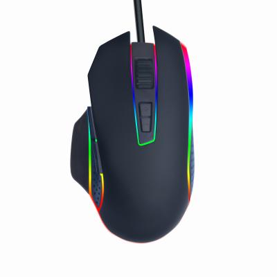 China Wired 6D Gaming Mouse By Wholesale Gaming Manufacture Mouse Backlit High Quality Ergonomic Design With LED Light for sale