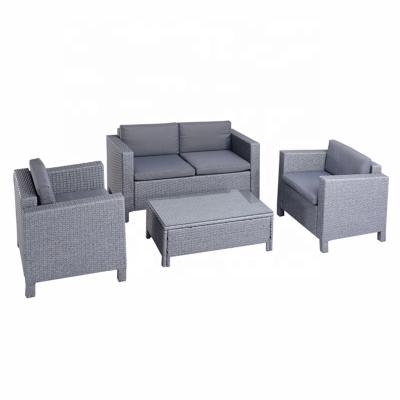 China Factory Sale OEM UV-Protection Eco-friendly Professional Waterproof Garden Furniture Hot Nordic Rattan Sofa Set for sale