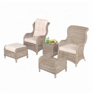 China OEM Eco-friendly Professional Factory Hot Sale UV-Protection Patio Furniture Waterproof Rattan Sofa Set for sale