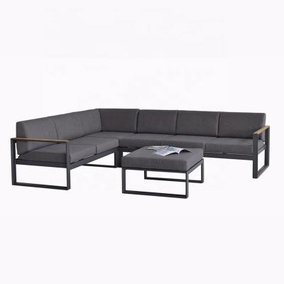 China Factory Eco-friendly Professional Waterproof UV-Protection OEM Hot Sale Furniture Alum Outdoor Patio Sofa Set for sale