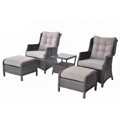 China Factory Eco-friendly Professional Waterproof UV-Protection OEM Hot Sale Outdoor Furniture Garden Rattan Sofa Set for sale