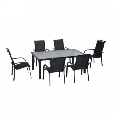 China OEM Eco-friendly Hot Sale Professional Factory Modern Outdoor Furniture Kitchen Dining Table Set for sale