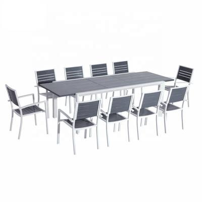 China Factory Eco-Friendly Professional Waterproof UV-Protection Hot Selling OEM Furniture Alum Outdoor Patio Dining Set for sale