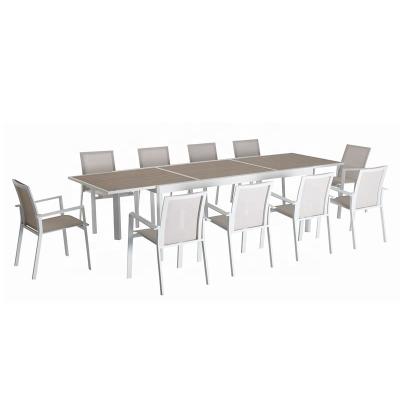 China Hot Sale Professional Factory OEM Eco-friendly UV-protection Hotel Furniture Waterproof Metal Dining Set for sale