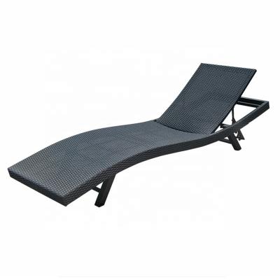 China Factory Eco-friendly Professional Waterproof Outdoor Furniture OEM Hot Sale Adjustable Leisure Chaise Lounge for sale