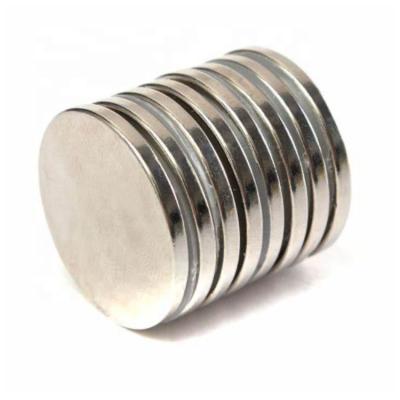 China Industrial Magnet D30 x 2 mm D30 x 3 Custom N35-N52 35M - 52M Round Thin NdFeB Permanent Magnets for sale