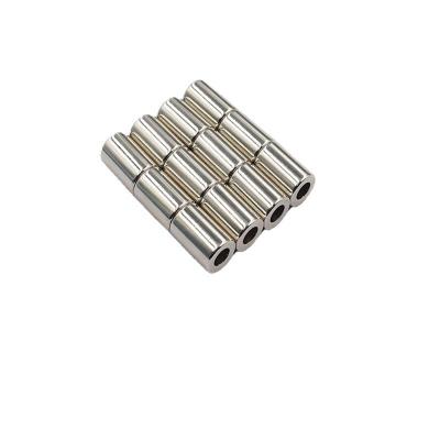 China Industrial Custom Super Strong Hollow Magnet Cylinder N52 Neodymium Magnets for sale